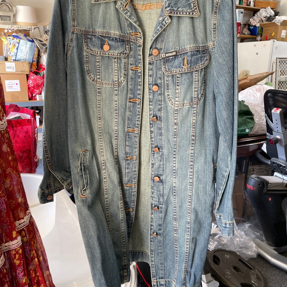 Vintage Women's Denim Long Jacket
